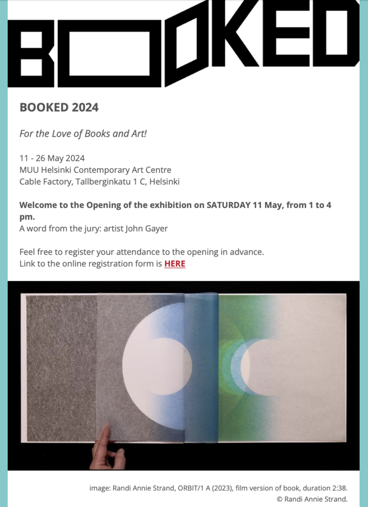 Booked 2024 invitasjon